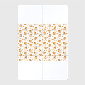 Магнитный плакат 2Х3 с принтом Крутая Шиба-Ину в Тюмени, Полимерный материал с магнитным слоем | 6 деталей размером 9*9 см | Тематика изображения на принте: ину | конфета | лапа | леденец | отпечаток | сладости | собаки | торт | тортик | хатико | шиба | японская