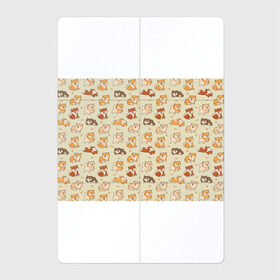 Магнитный плакат 2Х3 с принтом Шиба-Ину в Тюмени, Полимерный материал с магнитным слоем | 6 деталей размером 9*9 см | ину | конфета | лапа | леденец | отпечаток | сладисти | собаки | торт | тортик | хатико | шиба | японская