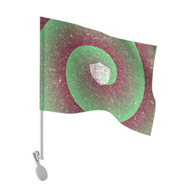 Флаг для автомобиля с принтом Щит АПВ 176ВЗ в Тюмени, 100% полиэстер | Размер: 30*21 см | qr код | амулет | антивирус | антидепрессант | антистресс | вишневый | градиент | зеленый | иммуномодулятор | коллаж | оберег | талисман | щит