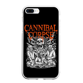 Чехол для iPhone 7Plus/8 Plus матовый с принтом Cannibal Corpse в Тюмени, Силикон | Область печати: задняя сторона чехла, без боковых панелей | Тематика изображения на принте: at | back | birth | bleeding | bloodthirst | butchered | cannibal | corpse | eaten | evisceration | gallery | kill | kreaton | life | mutilated | obsessed | of | slayer | sodom | spawn | suicide | the | to | tomb | unimagined | vile | v