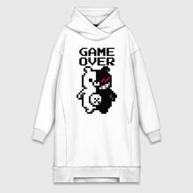 Платье-худи хлопок с принтом MONOKUMA GAME OVER в Тюмени,  |  | anime | danganronpa | enoshima | game over | junko | monokuma | аниме | джунко | игра | манга | медведь | монокума | робот медведь | эношима