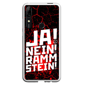 Чехол для Honor P Smart Z с принтом RAMMSTEIN в Тюмени, Силикон | Область печати: задняя сторона чехла, без боковых панелей | du hast | mein herz brennt | music. | ohne dich | rammstein | rock | till lindemann | музыка | рамштайн | рок | тилль линдеманн