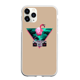 Чехол для iPhone 11 Pro Max матовый с принтом Фламинго в Тюмени, Силикон |  | африка | крылья | мода | прикольные | природа | птица | розовый | фламинго | цвет | яркие