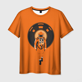 Мужская футболка 3D с принтом Космонавт в Тюмени, 100% полиэфир | прямой крой, круглый вырез горловины, длина до линии бедер | cosmonaut | cosmos | moon | planet | saturn | space | spacesuit | космонавт | космос | луна | планета | сатурн | скафандр