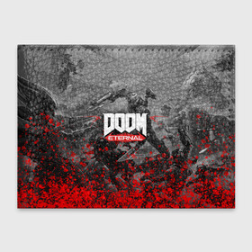 Обложка для студенческого билета с принтом DOOM в Тюмени, натуральная кожа | Размер: 11*8 см; Печать на всей внешней стороне | anime | burbank | comics | cosplay | doom | doommetal | dragonballfighterz | esports | gamergirls | gamers | metal | music | nerdygirls | nintendo | ps4 | realawesomenetwork | rock | rockband4 | sludge | switch | twitch | videogames 