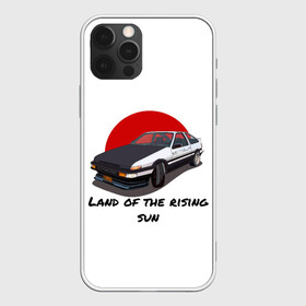 Чехол для iPhone 12 Pro Max с принтом Land of the rising sun в Тюмени, Силикон |  | ae86 | drift | hachiroku | initial d | trueno | инициал ди | хачироку