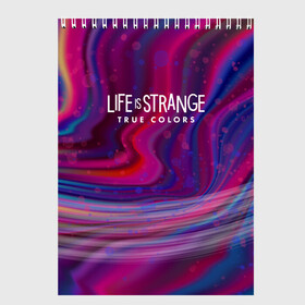 Скетчбук с принтом Life is Strange True Colors в Тюмени, 100% бумага
 | 48 листов, плотность листов — 100 г/м2, плотность картонной обложки — 250 г/м2. Листы скреплены сверху удобной пружинной спиралью | Тематика изображения на принте: amberprice | art | chloeprice | chris | colors | daniel | danieldiaz | is | life | lifeisstrange | lifeisstrange3 | lifeisstrangebeforethestorm | lifeisstrangegame | lis | lis3 | maxcaulfield | pricefield | rachelamber | sean | seandiaz | strange