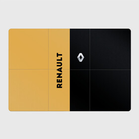 Магнитный плакат 3Х2 с принтом Renault Passion for life в Тюмени, Полимерный материал с магнитным слоем | 6 деталей размером 9*9 см | line | renault | reno | yellow | дорога | желтая | лайв | лайн | лайф | линия | пассион | полоса | разметка | рено | фор