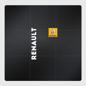 Магнитный плакат 3Х3 с принтом Renault в Тюмени, Полимерный материал с магнитным слоем | 9 деталей размером 9*9 см | line | renault | reno | yellow | дорога | желтая | лайв | лайн | лайф | линия | пассион | полоса | разметка | рено | фор