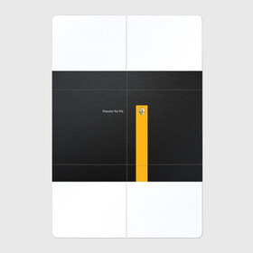 Магнитный плакат 2Х3 с принтом Renault в Тюмени, Полимерный материал с магнитным слоем | 6 деталей размером 9*9 см | line | renault | reno | yellow | дорога | желтая | лайв | лайн | лайф | линия | пассион | полоса | разметка | рено | сталь | фор