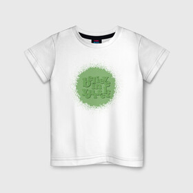 Детская футболка хлопок с принтом Верь в себя Зеленый в Тюмени, 100% хлопок | круглый вырез горловины, полуприлегающий силуэт, длина до линии бедер | вдохновение | вдохновляющий | верь в себя | верю | верю в себя | волшебный | девушки | единорог | зеленый | круто | магия | милый | мотивация | поверь в себя | позитив | радуга | салатовый | смешной
