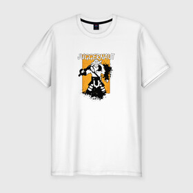 Мужская футболка хлопок Slim с принтом Dota 2 - Джаггернаут в Тюмени, 92% хлопок, 8% лайкра | приталенный силуэт, круглый вырез ворота, длина до линии бедра, короткий рукав | dota 2 | брызги | войн | джаггернаут | дота 2 | краска | персонаж | рыцарь