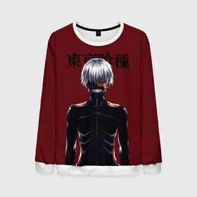 Мужской свитшот 3D с принтом Канеки Кен Kaneki Ken в Тюмени, 100% полиэстер с мягким внутренним слоем | круглый вырез горловины, мягкая резинка на манжетах и поясе, свободная посадка по фигуре | anime | kaneki ken | tokyo ghoul | tokyo ghoul: re | аниме | анимэ | гули | джузо сузуя | канеки кен | кузен йошимура | наки | нишики нишио | ре | ренджи йомо | ризе камиширо | токийский гуль | тоука киришима | ута