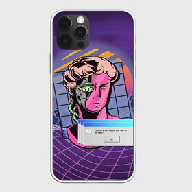 Чехол для iPhone 12 Pro Max с принтом Vaporwave Cyborg Statue в Тюмени, Силикон |  | aesthetic | critical | cyberpunk | error | geometry | retrowave | sun | windows | вапорвейв | вейпорвейв | виндоус | геометрия | киберпанк | киборг | критическая ошибка | ошибка | паровая волна | ретровейв | солнце | статуя