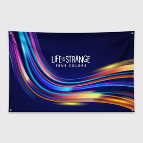 Флаг-баннер с принтом Life is Strange True Colors в Тюмени, 100% полиэстер | размер 67 х 109 см, плотность ткани — 95 г/м2; по краям флага есть четыре люверса для крепления | amberprice | art | chloeprice | chris | colors | daniel | danieldiaz | is | life | lifeisstrange | lifeisstrange3 | lifeisstrangebeforethestorm | lifeisstrangegame | lis | lis3 | maxcaulfield | pricefield | rachelamber | sean | seandiaz | strange