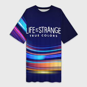 Платье-футболка 3D с принтом Life is Strange: True Colors в Тюмени,  |  | amberprice | art | chloeprice | chris | colors | daniel | danieldiaz | is | life | lifeisstrange | lifeisstrange3 | lifeisstrangebeforethestorm | lifeisstrangegame | lis | lis3 | maxcaulfield | pricefield | rachelamber | sean | seandiaz | strange