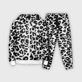 Детский костюм 3D с принтом Снежный Барс в Тюмени,  |  | cheetah | leopard | wool | барс | леопард