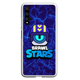 Чехол для Honor 20 с принтом STU СТУ Brawl Stars в Тюмени, Силикон | Область печати: задняя сторона чехла, без боковых панелей | Тематика изображения на принте: brawl | brawl stars | brawlstars | brawl_stars | jessie | бравл | бравлер stu | бравлстарс | гонщик | каскадер | сту