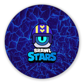 Коврик для мышки круглый с принтом STU СТУ Brawl Stars в Тюмени, резина и полиэстер | круглая форма, изображение наносится на всю лицевую часть | brawl | brawl stars | brawlstars | brawl_stars | jessie | бравл | бравлер stu | бравлстарс | гонщик | каскадер | сту