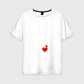Женская футболка хлопок Oversize с принтом Будь спок и люби Асю в Тюмени, 100% хлопок | свободный крой, круглый ворот, спущенный рукав, длина до линии бедер
 | asya | hearts | keep calm and | love | ася | любите | любовь | сердца | сохраняйте | спокойствие