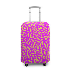 Чехол для чемодана 3D с принтом Абстрактные узоры в Тюмени, 86% полиэфир, 14% спандекс | двустороннее нанесение принта, прорези для ручек и колес | abstract | military | neon | pattern | pink | purple | texture | абстракция | бактерии | волны | восточные | гламур | желтые узоры | камуфляж | кудрявые | милитари | нежные | неоновые | орнамент | паттерн | пятна | резьба