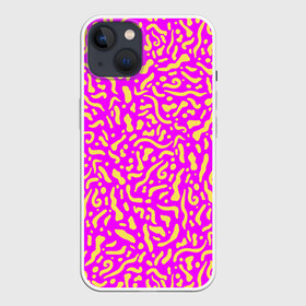 Чехол для iPhone 13 с принтом Абстрактные узоры в Тюмени,  |  | abstract | military | neon | pattern | pink | purple | texture | абстракция | бактерии | волны | восточные | гламур | желтые узоры | камуфляж | кудрявые | милитари | нежные | неоновые | орнамент | паттерн | пятна | резьба