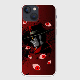 Чехол для iPhone 13 mini с принтом Хеллсинг Hellsing в Тюмени,  |  | alucard | crazy | devil | eyes | hellsing | horror | human | red | smile | алукард | аниме глаза | аниме персонажи | вампир | герои аниме | глаза | демон | дьявол | злой | зрачки | манга | нечисть | смех | улыбка | хеллсинг | хельсинг