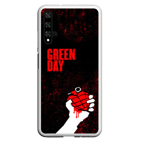 Чехол для Honor 20 с принтом green day в Тюмени, Силикон | Область печати: задняя сторона чехла, без боковых панелей | american idiot | boulevard of broke | day | green | green day | green day hits | green day lyrics | green day mix | green day music video | green day official | green day songs | green day videos | greenday | music | music video | official | warner record