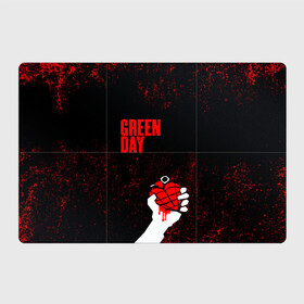 Магнитный плакат 3Х2 с принтом green day в Тюмени, Полимерный материал с магнитным слоем | 6 деталей размером 9*9 см | Тематика изображения на принте: american idiot | boulevard of broke | day | green | green day | green day hits | green day lyrics | green day mix | green day music video | green day official | green day songs | green day videos | greenday | music | music video | official | warner record