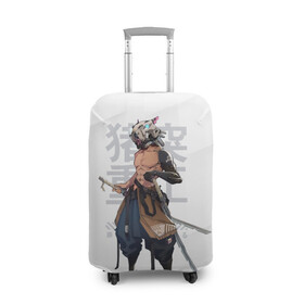 Чехол для чемодана 3D с принтом Inosuke Kimetsu no Yaiba в Тюмени, 86% полиэфир, 14% спандекс | двустороннее нанесение принта, прорези для ручек и колес | demon slayer | kamado | kimetsu no yaiba | nezuko | tanjiro | аниме | гию томиока | зеницу агацума | иноске хашибира | камадо | клинок | корзинная девочка | манга | музан кибуцуджи | незуко | рассекающий демонов | танджиро