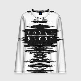 Мужской лонгслив 3D с принтом royal blood в Тюмени, 100% полиэстер | длинные рукава, круглый вырез горловины, полуприлегающий силуэт | Тематика изображения на принте: alternative rock | ben thatcher | blues rock | drums | garage rock | mike kerr | official music vi | official video | rock duo | royal blod | royal blood | royal blood official | royal blood uk | royal bloods | royalblood | the royal blood