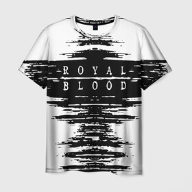 Мужская футболка 3D с принтом royal blood в Тюмени, 100% полиэфир | прямой крой, круглый вырез горловины, длина до линии бедер | alternative rock | ben thatcher | blues rock | drums | garage rock | mike kerr | official music vi | official video | rock duo | royal blod | royal blood | royal blood official | royal blood uk | royal bloods | royalblood | the royal blood