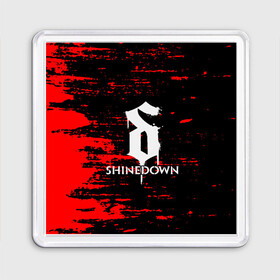 Магнит 55*55 с принтом shinedown в Тюмени, Пластик | Размер: 65*65 мм; Размер печати: 55*55 мм | 45 shinedown | atlantic | atlantic records | brent smith | cut the cord | get up shinedown | music video | official video | rock | shinedown | shinedown (musical group) | shinedown devil | sound of madness | state of my head | zach myers