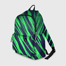 Рюкзак 3D с принтом Абстрактный дизайн ,,Зелень