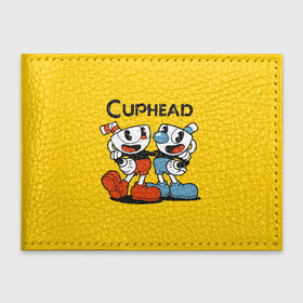 Обложка для студенческого билета с принтом CUPHEAD в Тюмени, натуральная кожа | Размер: 11*8 см; Печать на всей внешней стороне | run and gun | studiomdhr entertainment | tedcuphd | платформер | чашкоголовый