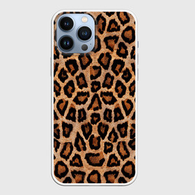 Чехол для iPhone 13 Pro Max с принтом Шкура Леопарда в Тюмени,  |  | Тематика изображения на принте: leopard | skin | wool | кожа | леопард