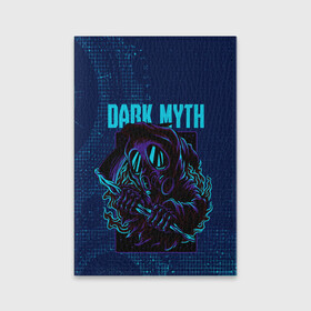 Обложка для паспорта матовая кожа с принтом Dark Myth в Тюмени, натуральная матовая кожа | размер 19,3 х 13,7 см; прозрачные пластиковые крепления | Тематика изображения на принте: steampunk | арт | графика | обои | плакат | постер | стимпанк