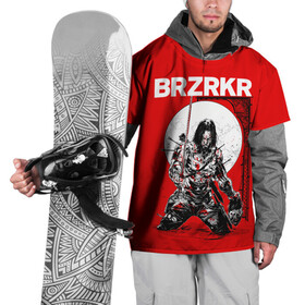 Накидка на куртку 3D с принтом BRZRKR в Тюмени, 100% полиэстер |  | Тематика изображения на принте: berzerker | brzrkr | comics | брзркр | киану ривз | комиксы