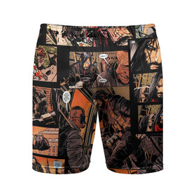 Мужские шорты спортивные с принтом BRZRKR в Тюмени,  |  | Тематика изображения на принте: berzerker | brzrkr | comics | брзркр | киану ривз | комиксы