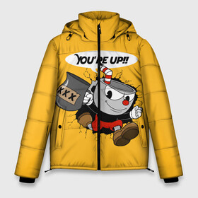 Мужская зимняя куртка 3D с принтом CUPHEAD в Тюмени, верх — 100% полиэстер; подкладка — 100% полиэстер; утеплитель — 100% полиэстер | длина ниже бедра, свободный силуэт Оверсайз. Есть воротник-стойка, отстегивающийся капюшон и ветрозащитная планка. 

Боковые карманы с листочкой на кнопках и внутренний карман на молнии. | art | cartoon | cup | cuphead | devil | dice | game | king | mugman | the | арт | бос | босс | голова | демон | дьявол | игра | капхед | магмен | мультик | мультфильм | платформер | чаша | чашка | человек | черт