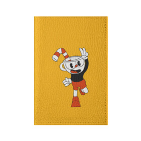 Обложка для паспорта матовая кожа с принтом CUPHEAD в Тюмени, натуральная матовая кожа | размер 19,3 х 13,7 см; прозрачные пластиковые крепления | Тематика изображения на принте: art | cartoon | cup | cuphead | devil | dice | game | king | mugman | the | арт | бос | босс | голова | демон | дьявол | игра | капхед | магмен | мультик | мультфильм | платформер | чаша | чашка | человек | черт