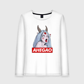 Женский лонгслив хлопок с принтом AHEGAO KAGUYA | АХЕГАО КАГУЯ в Тюмени, 100% хлопок |  | ahegao | japanese anime | kawai | kowai | oppai | otaku | senpai | sugoi | waifu | yandere | ахегао | ковай | отаку | семпай | сенпай | сэмпай | яндере | японская анимация