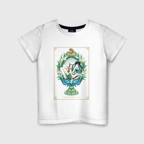 Детская футболка хлопок с принтом Икона Венти в Тюмени, 100% хлопок | круглый вырез горловины, полуприлегающий силуэт, длина до линии бедер | арт | архонт ветра | барбатос | бог ветра | венти | дух ветра | милый парень | рисунок