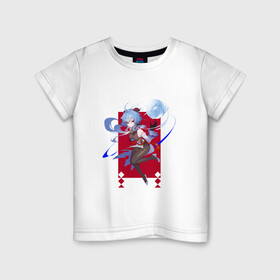 Детская футболка хлопок с принтом Гань Юй в деле в Тюмени, 100% хлопок | круглый вырез горловины, полуприлегающий силуэт, длина до линии бедер | арт | боевая девушка | гань юй | коза | козочка | кокосовая козочка | милая девушка | рисунок
