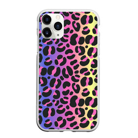 Чехол для iPhone 11 Pro Max матовый с принтом Neon Leopard Pattern в Тюмени, Силикон |  | Тематика изображения на принте: africa | afrika | gradient | summer | tropical | африка | африканский узор | градиент | леопард | леопардовый узор | лето | неон | неоновое свечение | паттерт | пятна | разные цвета | саванна | тропики | тропический узор