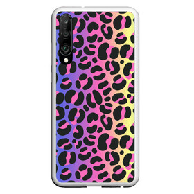 Чехол для Honor P30 с принтом Neon Leopard Pattern в Тюмени, Силикон | Область печати: задняя сторона чехла, без боковых панелей | Тематика изображения на принте: africa | afrika | gradient | summer | tropical | африка | африканский узор | градиент | леопард | леопардовый узор | лето | неон | неоновое свечение | паттерт | пятна | разные цвета | саванна | тропики | тропический узор