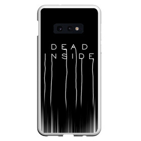 Чехол для Samsung S10E с принтом DEAD INSIDE | DEATH STRANDING в Тюмени, Силикон | Область печати: задняя сторона чехла, без боковых панелей | dead inside | dont open | гуль | дед инсайт | дединсайт | дэд инсайт | дэдинсайт | интроверт | кен канеки | мертв внутри | мертвый внутри