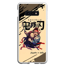 Чехол для Samsung S10E с принтом Kimetsu no Yaiba в Тюмени, Силикон | Область печати: задняя сторона чехла, без боковых панелей | demon slayer | kamado | kimetsu no yaiba | nezuko | tanjiro | аниме | гию томиока | зеницу агацума | иноске хашибира | камадо | клинок | корзинная девочка | манга | музан кибуцуджи | незуко | рассекающий демонов | танджиро