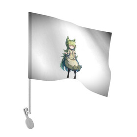 Флаг для автомобиля с принтом Mylne в Тюмени, 100% полиэстер | Размер: 30*21 см | marchen forest | marchen forest: mylne and the forest gift | mylne | tegunvteg | игра | компьютерная игра | мачен форест | мерчен форест | милн