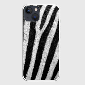 Чехол для iPhone 13 с принтом Зебра в Тюмени,  |  | Тематика изображения на принте: абстракция | африка | в полоску | зебра | окрас | черный и белый | шерсть